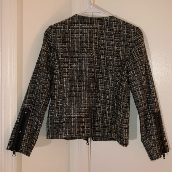 Banana Republic Blazer with Faux Leather Trim - Picture 2 of 5